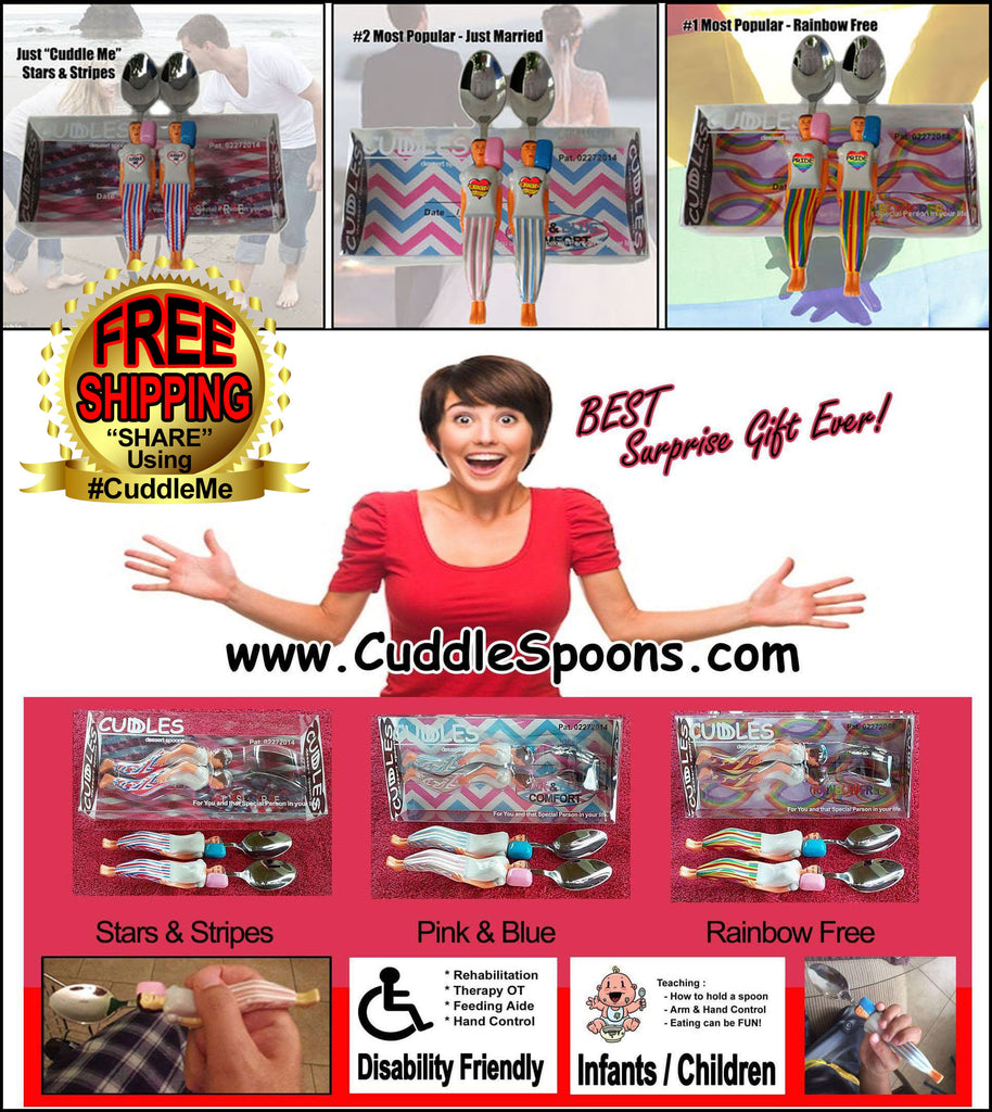 The Holiday Season is almost here. Buy the Gift that will last a lifetime, Cuddle Spoons