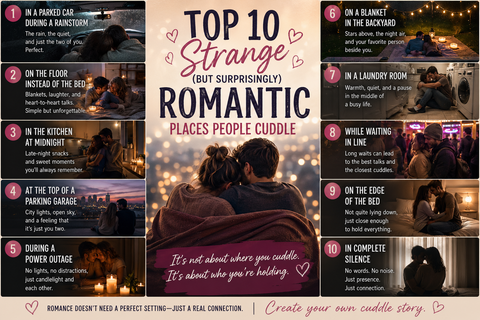 Top 10 Strange (But Surprisingly Romantic) Places People Cuddle