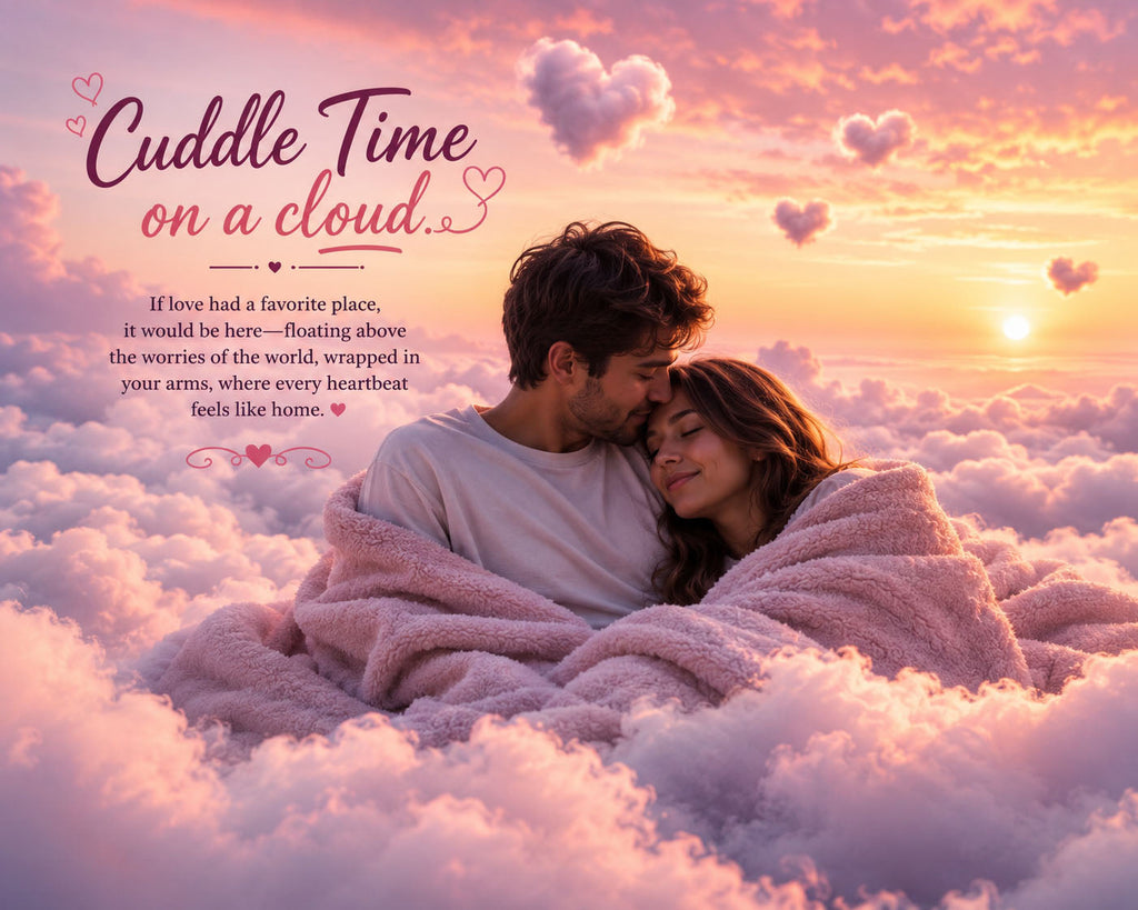 Cuddle Time on a Cloud: The Magic of Love, Comfort, and Shared Dreams
