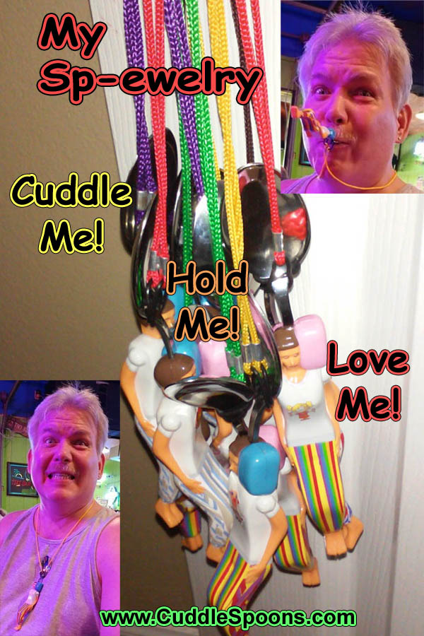 Cuddle Spoons + Jewelry = SP-ewelry. Disabled, Elderly and Children.